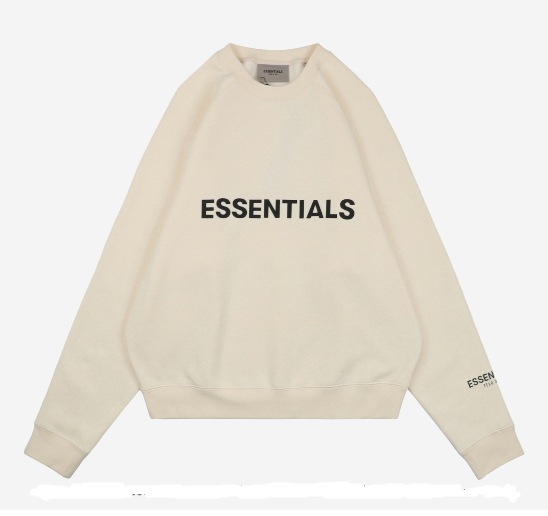 [TOP] 20FW 피오갓 엠보싱 프린트 에센셜 맨투맨 FOG Essentials 아이보리