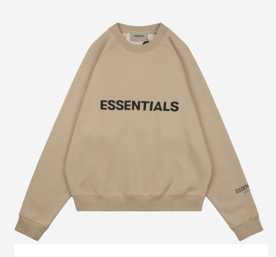 [TOP] 20FW 피오갓 엠보싱 프린트 에센셜 맨투맨 FOG Essentials 베이지