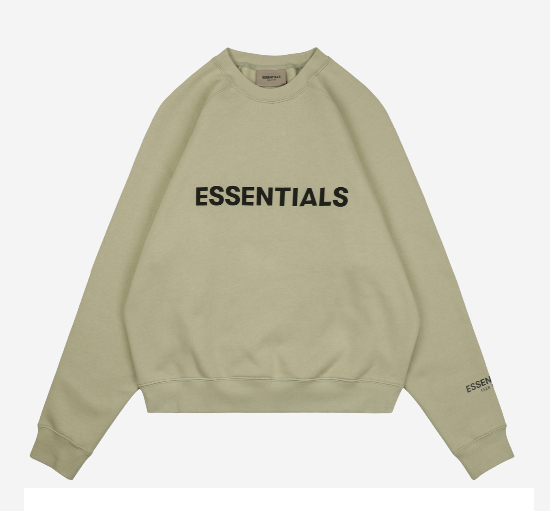 [TOP] 20FW 피오갓 엠보싱 프린트 에센셜 맨투맨 FOG Essentials 카키