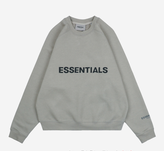 [TOP] 20FW 피오갓 엠보싱 프린트 에센셜 맨투맨 FOG Essentials 그레이