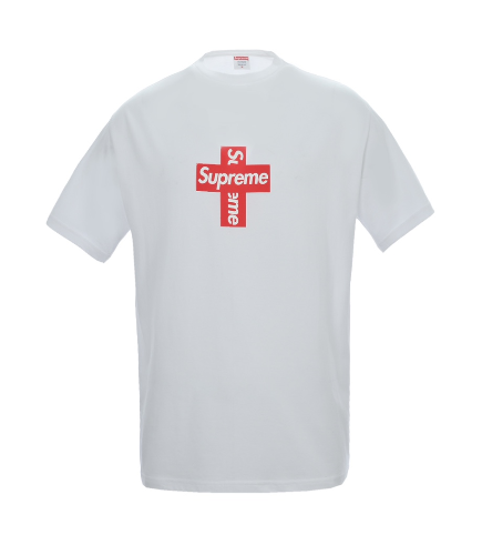 [TOP버전] 슈프림 크로스 박스로고 반팔 티셔츠 20FW Cross Box Logo Tee SS0999