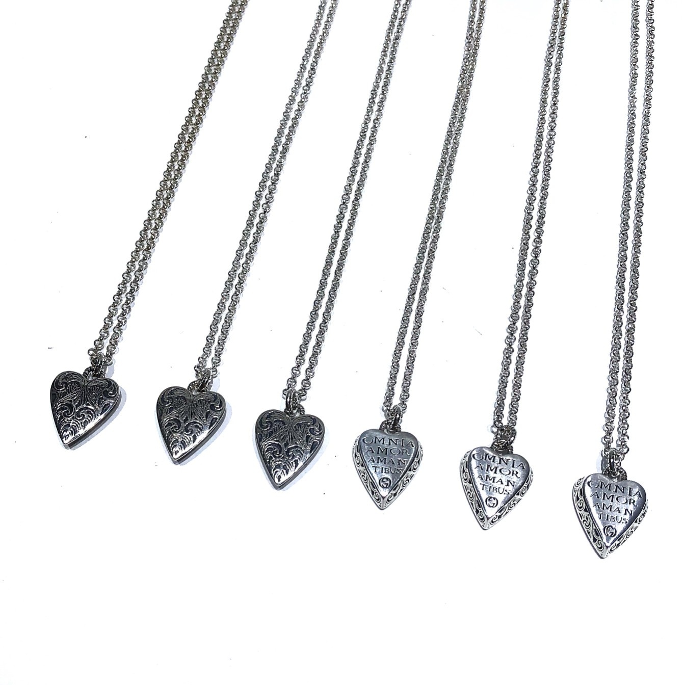 [MK버전] 시중 최고버전 GUCCI 구찌 목걸이 하트 Silver Heart Necklace