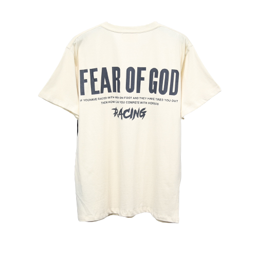 [FOG] 2021 FEAR OF GOD 피어오브갓 레이싱 등 프린팅 티셔츠