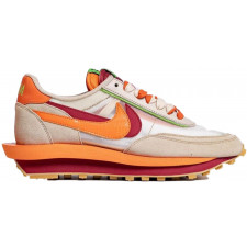 [H12버전] Nike LDWaffle Clot 나이키 LD 와플 클로 사카이 네트 오렌지 DH1347-100