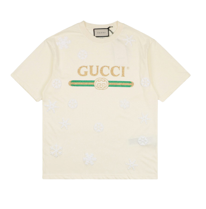 [TOP] GUCCI 구찌 여성 눈꽃 반팔 티셔츠