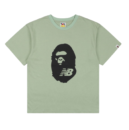 [TOP] BAPE 베이프 x 뉴발란스 21ss 베이프 크루텍 반팔 티셔츠