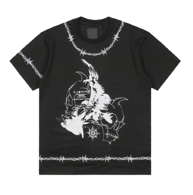 [TOP버전] Givenchy 지방시 전신 PRINTED T 반팔 티셔츠