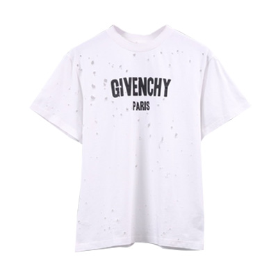 [H12셀러] 지방시 로고 디스트로이드 티셔츠 GIVENCHY