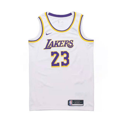 [H12셀러] 나이키 LA LAKERS 르브론제임스 에디션 져지 슬리브리스 민소매 티셔츠 화이트 CW3595-101