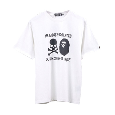 [H12셀러] 베이프 X 마스터마인드 에이프 헤드 마일로 티셔츠 BAPE X MMJ