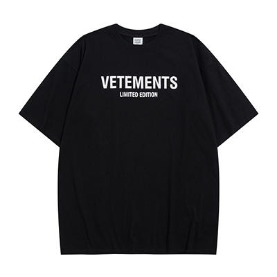 [TNN셀러] VETEMENTS 2023ss 베트멍 로고 반팔 티셔츠 블랙