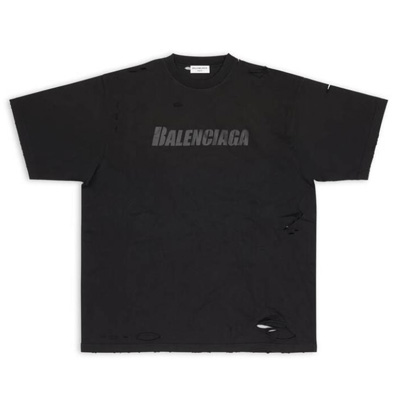 [GOD셀러] BALENCIAGA 발렌시아가 디스트로이드 반팔 티셔츠