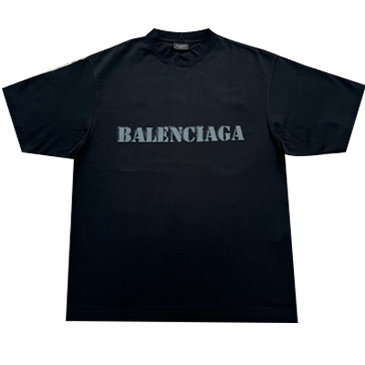 [BF셀러] 발렌시아가 스텐실 타입 미디엄 핏 반팔 티셔츠 BALENCIAGA