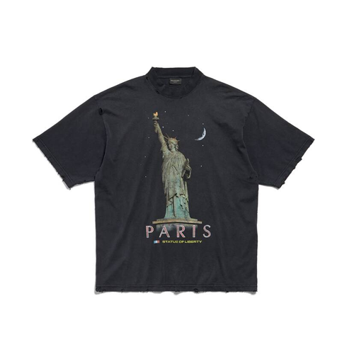 PARIS LIBERTY 티셔츠 미디엄 핏 764235TQVR91083